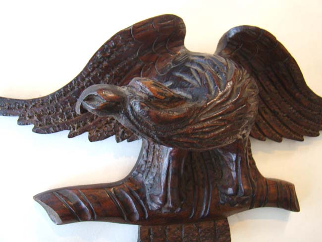 A charming small antique 19th century carved American eagle circa 1870 — image 2